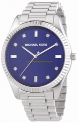 Michael Kors Watches : MK3225 Quartz Blue Crystal Dial Stainless Steel Women Watch