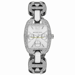 Michael Kors Watches : MK3233 Silver Dial Stainless Steel Band Women Watch