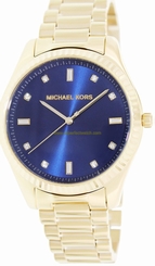 Michael Kors Watches : MK3240 Blue Dial Measures Seconds Women Watch
