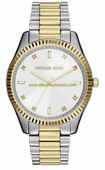 Michael Kors Watches : MK3241 Quartz Silver Dial Crystal Accents Two Tone Stainless Steel Women Watch