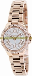 Michael Kors Watches : MK3253 Quartz White Dial Crystal Bezel Rose Gold Tone Stainless Steel Women Watch