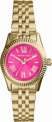 Fake AAA Michael Kors Watches : MK3270 Quartz Pink Roman Numerals Dial Gold Tone Stainless Steel Women Watch Watch