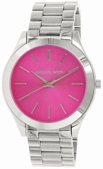 Michael Kors Watches : MK3291 Pink Dial Stainless Steel Women Watch