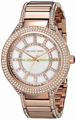 Michael Kors Watches : MK3313 Quartz Mother Of Pearl Dial Rose Gold Tone Stainless Steel Women Watch