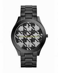 Michael Kors Watches : MK3326 Quartz Analog Black Stainless Steel Women Watch