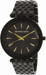 Michael Kors Watches : MK3337 Black Dial Stainless Steel-plated Band Women Watch