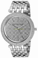 Michael Kors Watches : MK3404 Silver Dial Stainless Steel Band Women Watch