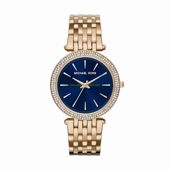 Michael Kors Watches : MK3406 Blue Dial Stainless Steel Women Watch
