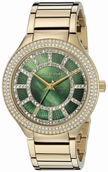 Michael Kors Watches : MK3409 Green Dial Stainless Steel Band Women Watch
