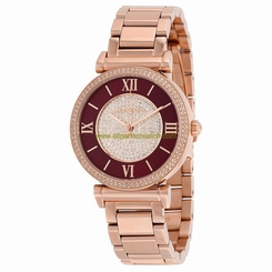 Michael Kors Watches : MK3412 -set Burgandy Quartz Women Watch