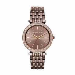 Michael Kors Watches : MK3416 Brown Dial Stainless Steel Women Watch