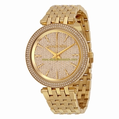 Michael Kors Watches : MK3438 Gold Pave Quartz Women Watch