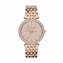 Michael Kors Watches : MK3439 Rose Gold Dial Stainless Steel Women Watch