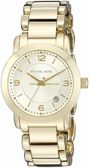 Michael Kors Watches : MK3485 Champagne Dial Stainless Steel Band Women Watch