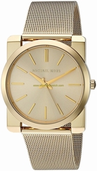 Michael Kors Watches : MK3496 Gold Dial Stainless Steel Band Women Watch