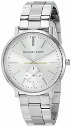 Michael Kors Watches : MK3499 Silver Dial Stainless Steel Band Women Watch