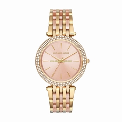 Michael Kors Watches : MK3507 Rose Gold Dial Stainless Steel Women Watch