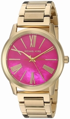 Michael Kors Watches : MK3520 Pink Dial Stainless Steel Band Women Watch
