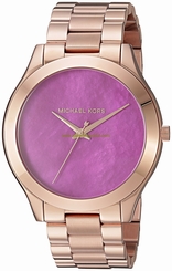 Michael Kors Watches : MK3550 Red Dial Stainless Steel Band Women Watch