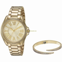 Michael Kors Watches : MK3568 Gold Dial Stainless Steel Women Watch