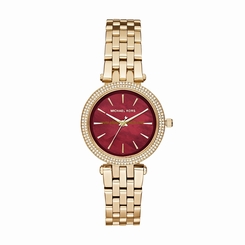 Michael Kors Watches : MK3583 Red Dial Stainless Steel Women Watch