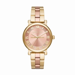Michael Kors Watches : MK3586 Rose Gold Dial Stainless Steel Women Watch