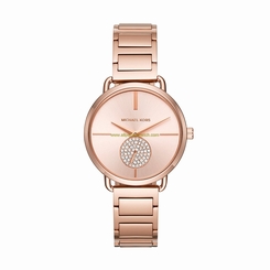 Michael Kors Watches : MK3640 Rose Gold Dial Stainless Steel Women Watch