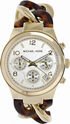 Michael Kors Watches : MK4222 Quartz Chronograph Date Two Tone Stainless Steel Women Watch