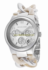 Michael Kors Watches : MK4263 Quartz Chronograph Date Two Tone Stainless Steel Women Watch