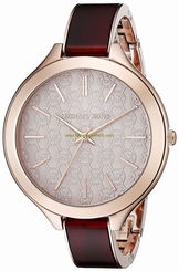 Michael Kors Watches : MK4310 Rose Gold Dial Stainless Steel Band Women Watch