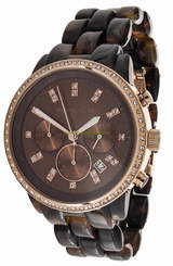 Michael Kors Watches : MK5366 Brown Dial Luminous Measures Seconds Women Watch