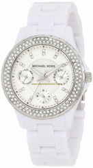 Michael Kors Watches : MK5458 White Dial Stainless Steel Band Women Watch
