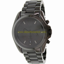 Michael Kors Watches : MK5550 Quartz Chronograph Black Dial Date Stainless Steel Unisex Watch