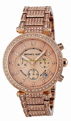 Michael Kors Watches : MK5663 Quartz Chronograph Date Rose Gold Tone Stainless Steel Women Watch