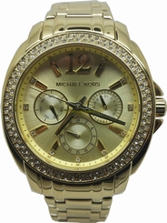 Michael Kors Watches : MK5691 Ivory Dial Stainless Steel & Crystals Band Women Watch