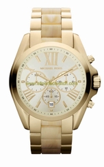 Michael Kors Watches : MK5722 Quartz Chronograph Date Gold Tone Stainless Steel Women Watch