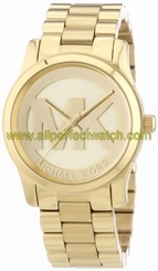 Michael Kors Watches : MK5786 Quartz Analog Gold Dial Gold Tone Stainless Steel Women Watch