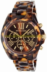 Michael Kors Watches : MK5839 Quartz Mid-Size Chronograph Date Acetate Women Watch