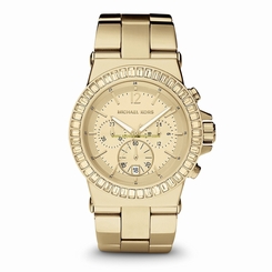 Michael Kors Watches : MK5861 Gols Color Dial Gold Tone Stainless Steel Band Women Watch
