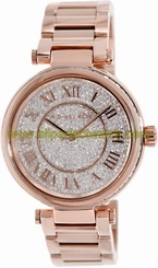 Michael Kors Watches : MK5868 Quartz Crystal Pave Dial Rose Gold Tone Stainless Steel Women Watch