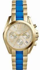 Michael Kors Watches : MK5908 Quartz Chronograph Date Gold Tone Stainless Steel Women Watch
