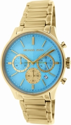 Michael Kors Watches : MK5910 Turquoise Dial Dial Chronograph Women Watch