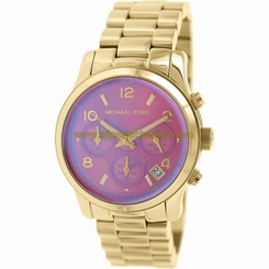 Michael Kors Watches : MK5939 Quartz Chronograph Dial Date Gold Tone Stainless Steel Women Watch