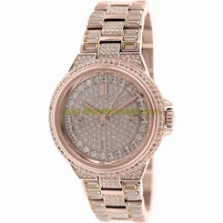Michael Kors Watches : MK5948 Quartz Crystal Pave Dial Rose Gold Stainless Steel Women Watch
