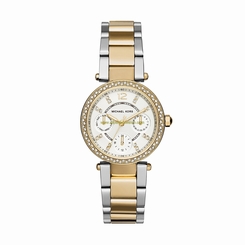 Michael Kors Watches : MK6055 White Dial Stainless Steel Women Watch