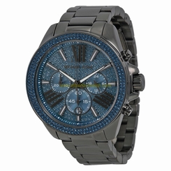 Michael Kors Watches : MK6097 Blue Pave Quartz Men Watch