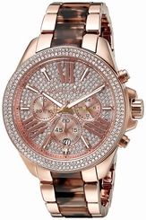 Michael Kors Watches : MK6159 Rose Gold Dial Chronograph Luminous Measures Seconds Women Watch