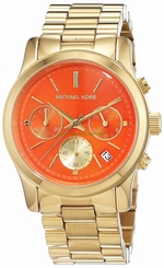 Michael Kors Watches : MK6162 Red Dial Stainless Steel Women Watch