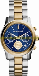 Michael Kors Watches : Mk6165 Blue Dial Stainless Steel Women Watch