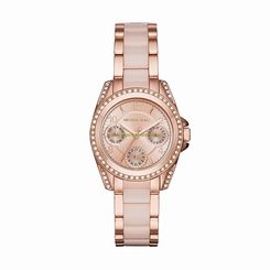 Michael Kors Watches : MK6175 Rose Gold Dial Stainless Steel Women Watch